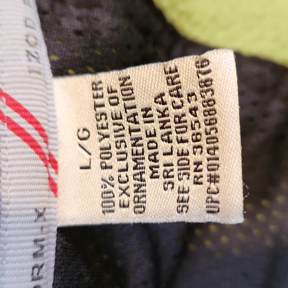 Izod Perform X Fleece Jacket Size L Lime Green - Picture 14 of 16